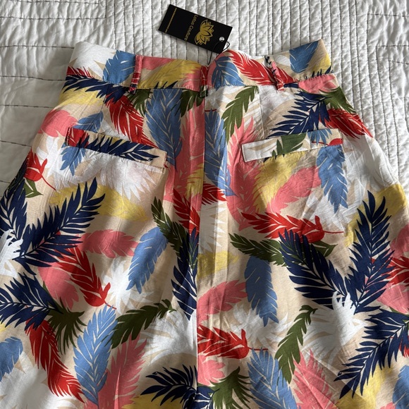 NWT Love + Harmony Tropical Print Flavia Pants - Picture 7 of 8